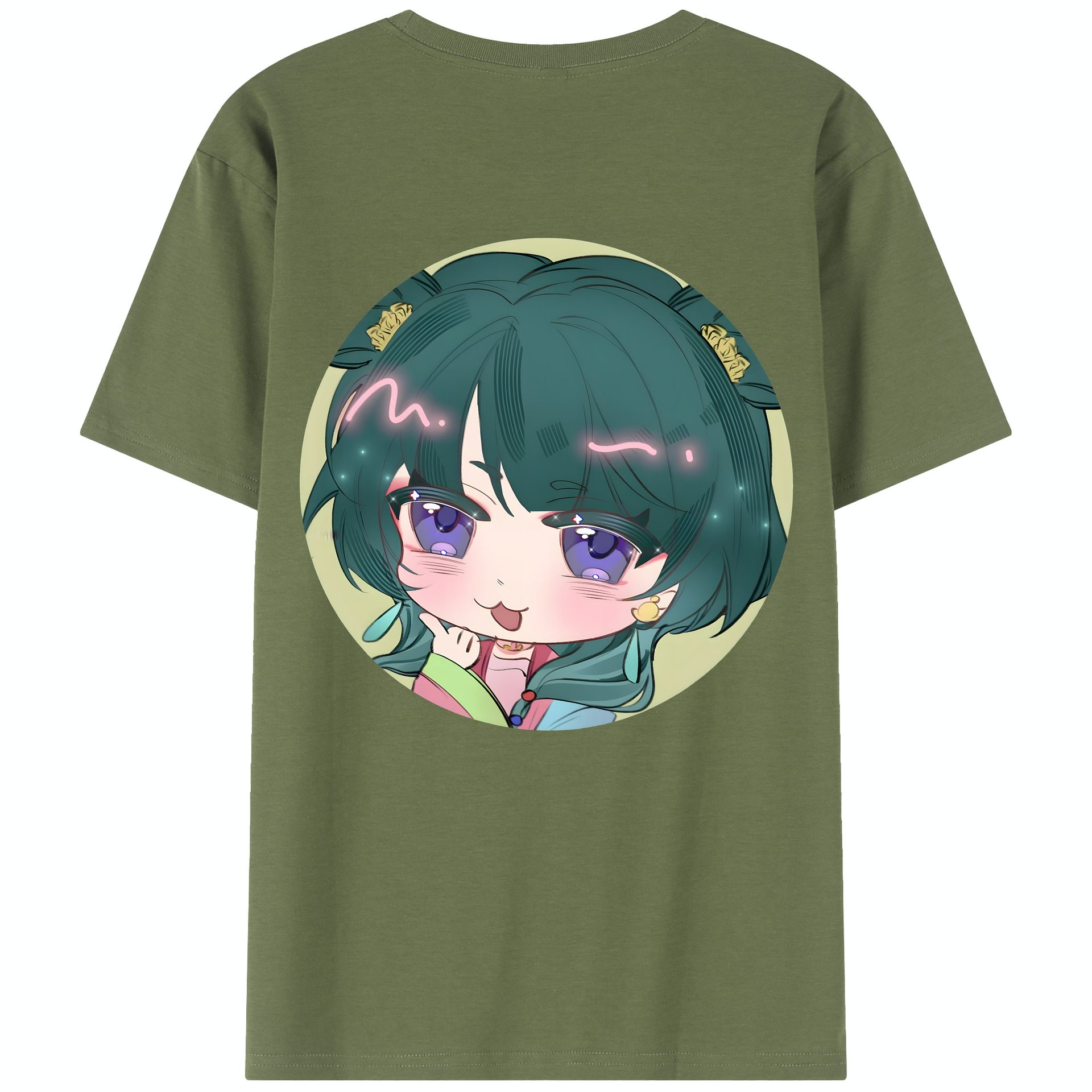 （画像用） 薬屋のひとりごと The Apothecary Diaries 綿100％半袖Tシャツ（背面プリント）